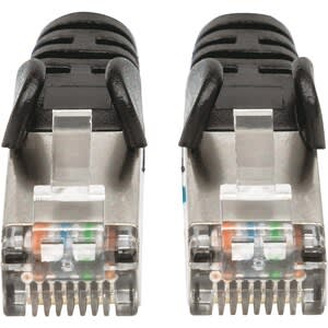 Manhattan 741569 7.62m Categoría 6a Cable De Red - Cable For Dispositivo De Red, Módem, Router - 10gbit/S - Cable De Conexión - Apantallado - Oro Contacto Chapado - 26 Awg - Negro - Image 8