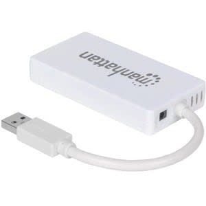 Manhattan Manhattan 507578 Hub Combo Usb/Ethernet - Usb 3.0 Typo A - Externo - Manhattan Hub De 3 Puertos Usb 3. Con Adaptador Gigabit Ethernet
