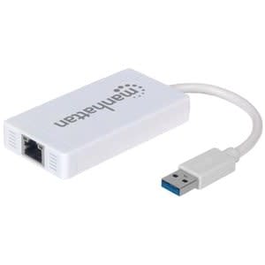 Manhattan 507578 Hub Combo Usb/Ethernet - Usb 3.0 Typo A - Externo - Manhattan Hub De 3 Puertos Usb 3. Con Adaptador Gigabit Ethernet - Image 3