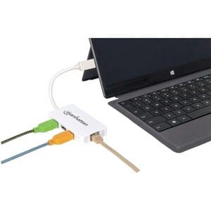 Manhattan 507578 Hub Combo Usb/Ethernet - Usb 3.0 Typo A - Externo - Manhattan Hub De 3 Puertos Usb 3. Con Adaptador Gigabit Ethernet - Image 11