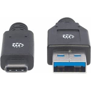 Manhattan Cable Usb-C V3.1, C-A 3.0m Negro - 5gbit/S - Apantallado - Níquel Contacto Chapado - 28 Awg - Negro - Image 4