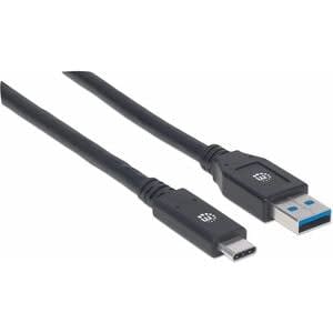 Manhattan Cable Usb-C V3.1, C-A 3.0m Negro - 5gbit/S - Apantallado - Níquel Contacto Chapado - 28 Awg - Negro - Image 5