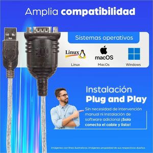 Manhattan Convertidor De Usb A Puerto Serial - Manhattan Convertidor Usb A Puerto Serie - Image 11