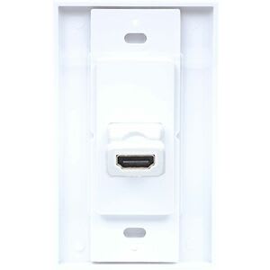 Cople Hdmi Blanco Con Faceplate 1 Puerto - 1 X Toma(s) De Corriente Con Carga1-Gang - 1 X Puerto(s) Hdmi - For Teatro En Casa, Home, Oficina - Image 6