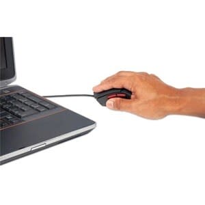 Manhattan Mouse Optico Gaming Usb 6 Botones Negro C/Luz - Cable - 2400 Dpi - Rueda De Desplazamiento - Simétrico - Image 3