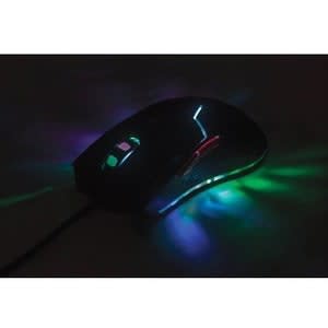Manhattan Mouse Optico Gaming Usb 6 Botones Negro C/Luz - Cable - 2400 Dpi - Rueda De Desplazamiento - Simétrico - Image 5