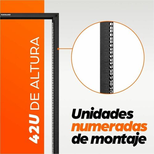Rack 19" Estándar 42u - Acero Laminado En Frío (crs) - 200kg Capacidad De Peso Estático - 3año(s) Garantía - Image 7