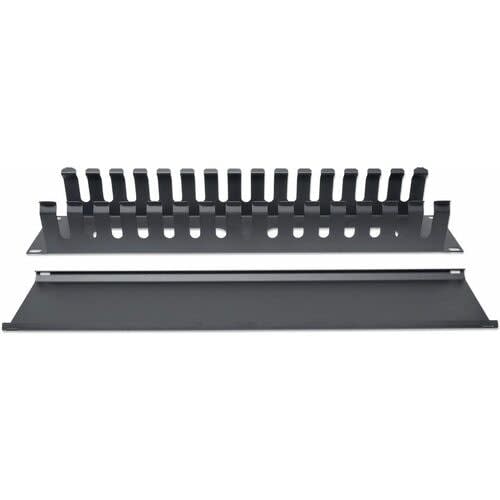 Organizador Horizontal 19" 2u Metalico - Panel Del Administración De Cables - 2u Rack Height X 88mm Longitud - Acero - Image 4