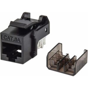 Intellinet Jack Cat 6a De Impacto (keystone) Negro - Negro