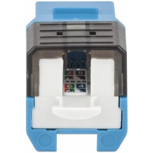 Intellinet Jack Cat 6a De Impacto (keystone) Azul - Azul
