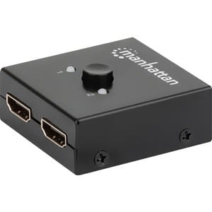 Manhattan Switch Bidireccional Hdmi 4k De 2 Puertos - 4096 X 2160 - 4k - 1080p - 2 Dispositivo De Entrada - 2 Pantalla - Reproductor De Disco Blu-Ray, Caja Set-Top, Receptor Satélite, Consola De Juegos - 4.88m Alcance - 1 X Entrada Hdmi - 2 X Salida Hdmi - Image 5