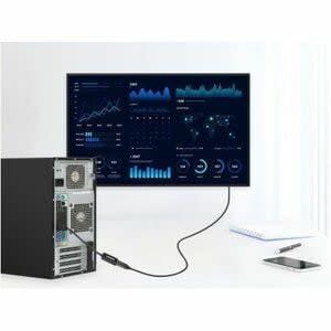 Adaptador Displayport M A Hdmi H 4k@60hz - 3840 X 2160 Supported - Negro