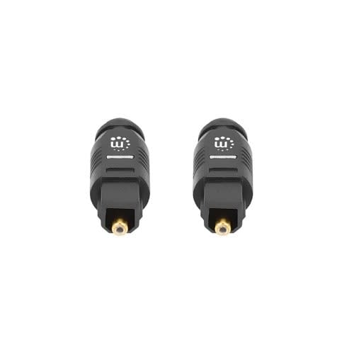 Manhattan Manhattan 356077 2m Fibra óptica Cable De Audio - Cable For Dispositivo De Audio, Receptor A/V, Amplificador, Sistema Del Sonido, Tv, Playstation 3, Pc, Playstation 4, Xbox One, Xbox 360, Sistema De Teatro En Casa, ... - Oro Contacto Chapado - Negro