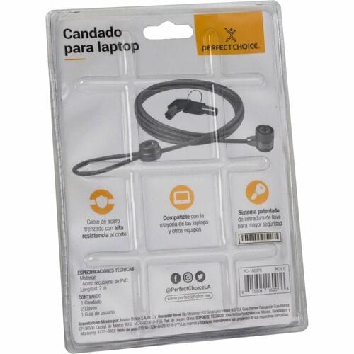 Candado Para Laptop Con Cable De Acero Incluye Juego De Llaves | Perrfect Choice - Image 5