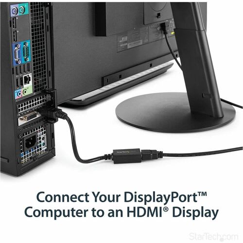 StarTech.com Startech.com Adaptador Convertidor De Video Activo Displayport? A Vga - 1920x1200 - Negro