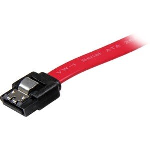 Startech.com Cable Sata Serial Ata 45cm Con Seguro Cierre De Seguridad Bloqueo Con Pestillo Latching - Cable For Disco Duro, Expansion Card, Soporte De Montaje, Controlador Raid - 6gbit/S - Rojo