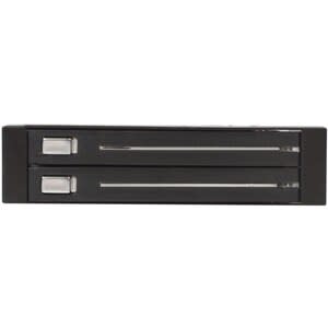 StarTech.com Startech.com Gabinete Rack Móvil Backplane De 2 Discos Duros Hdd Sata 2.5" Pulgadas Sin Bandeja Bahía 3.5" - 2 X Hdd Admitido - 2 X Ssd Admitido - 2 X Bahía Total - 2 X Bahía 2,5" - Aluminio