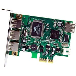 Startech.com Adaptador Tarjeta Pci Express Perfil Bajo Usb 2.0 Alta Velocidad - 3 Externos Y 1 Interno - 4 Total Usb Port(s) - 4 Usb 2.0 Port(s) - Pc, Mac