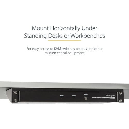 Startech.com Soporte De Acero Para Rack De Montaje Vertical En Pared Para Servidores 1u 19 Pulgadas - Image 10