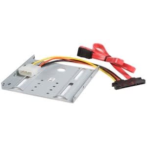 StarTech.com Startech.com Juego Kit Adaptador De Montaje Para Disco Duro Sata De 2.5 Pulgadas En Bahía De 3.5" - Metálico, Acero - 1 Solamente