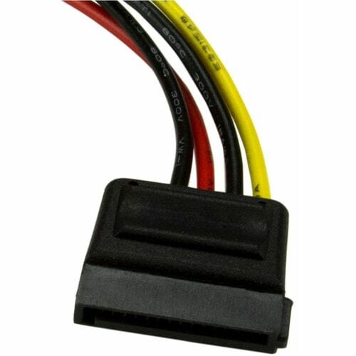 Startech.com Cable Adaptador De 15cm De Alimentación Lp4 4 Pines A Sata 15 Pines - Para Disco Duro - Lp4 / Sata - 1 Solamente