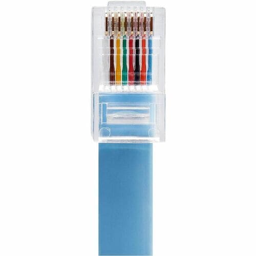 Startech.com Cable De 1.8m Rollover De Consola Cisco - Rj45 Macho A Macho - Cable For Módem, Router, Servidor, Dispositivo De Red - 26 Awg - Azul