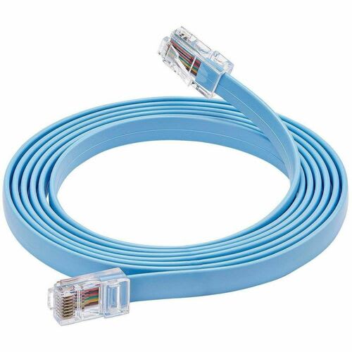 Startech.com Cable De 1.8m Rollover De Consola Cisco - Rj45 Macho A Macho - Cable For Módem, Router, Servidor, Dispositivo De Red - 26 Awg - Azul
