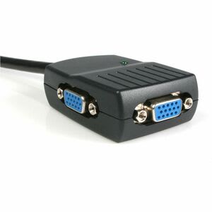 StarTech.com Startech.com Mini Duplicador Divisor De Video Vga De 2 Puertos Compacto -Cable 2 Salidas - 2048 X 1536 - 300mhz Ancho De Banda De Vídeo Máximo - 60m Distancia Máxima De Funcionamiento - Usb - Entrada De Vga - Salida De Vga