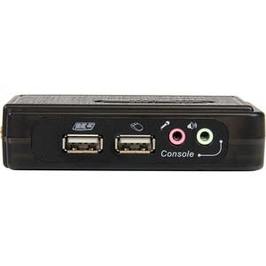 Startech.com Juego De Conmutador Switch Kvm De 2 Puertos Con Todo Incluido - Usb - Audio Y Video Vga - 2 Computador(es) - Vga - 2048 X 1536
