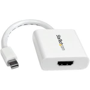 Startech.com Adaptador Mini Displayport A Hdmi - Dongle Conversor De Video Pasivo Minidp 1.2 A Hdmi 1080p - Thunderbolt 1/2 - Blanco - Níquel Conector - Blanco