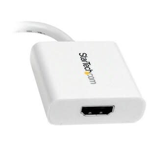 Startech.com Adaptador Mini Displayport A Hdmi - Dongle Conversor De Video Pasivo Minidp 1.2 A Hdmi 1080p - Thunderbolt 1/2 - Blanco - Níquel Conector - Blanco