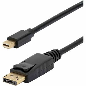 Startech.com Cable De 3m Adaptador De Mini Displayport 4k 1.2 Macho A Displayport Macho- Negro - Cable For Monitor, Dispositivo De Audio/Vídeo, Tv, Portátil, Proyector - 21.6gbit/S - Admite Hasta3840 X 2400 - Apantallado - Níquel, Oro Conector Chapado - Cmg - 32 Awg - Negro - Image 7