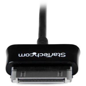 StarTech.com Startech.com Cable Adaptador 2m Conector Dock Usb Para Samsung Galaxy Tab? - Negro - Usb A Macho - Cable For Tablet Pc, Portátil, Computador - Apantallado - Negro