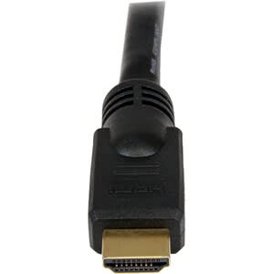 Startech.com Cable Hdmi® De Alta Velocidad De 7m - 2x Hdmi Macho - Negro - Ultra Hd 4k X 2k - Cable For Reproductor Blu-Ray, Hdtv, Reproductor Dvd, Receptor Estéreo, Proyector, Dispositivo De Audio/Vídeo, Unidad óptica, Tv, Consola De Juegos, Caja Set-Top, Receptor A/V, ... - Admite Hasta3840 X 2160 - Apantallado - Oro Conector Chapado - 24 Awg - Negro