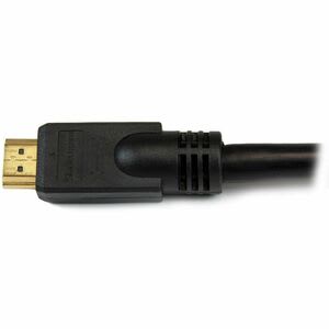 Startech.com Cable Hdmi De Alta Velocidad 15.2m - 2x Hdmi Macho - Negro - Ultra Hd 4k X 2k - Cable For Dispositivo De Audio/Vídeo, Tv, Proyector, Consola De Juegos, Grabador De Vídeo Digital, Reproductor Blu-Ray, Hdtv, Reproductor Dvd - Admite Hasta3840 X 2160 - Apantallado - Oro Conector Chapado - 24 Awg - Negro