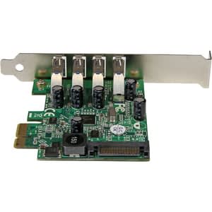Startech.com Tarjeta Adaptador Pci Express Pci-E Usb 3.0 (5gbps) Con Uasp De 4 Puertos - Alimentación Sata - Soporte Uasp - 4 Total Usb Port(s)1 Puerto(s) Sata - Pc - Image 4