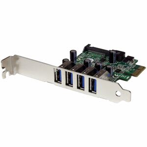 Startech.com Tarjeta Adaptador Pci Express Pci-E Usb 3.0 (5gbps) Con Uasp De 4 Puertos - Alimentación Sata - Soporte Uasp - 4 Total Usb Port(s)1 Puerto(s) Sata - Pc - Image 6