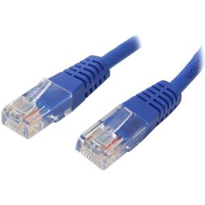 Startech.com Cable De Red 3m Categoría Cat5e Utp Rj45 Fast Ethernet - Patch Moldeado - Azul - Cable For Dispositivo De Red, Panel De Distribución, Workstation - Cable De Conexión - Oro Contacto Chapado - Cmg - 24 Awg - Azul - Image 2