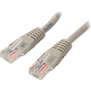StarTech.com Startech.com Cable De Red 2.1m Categoría Cat5e Utp Rj45 Fast Ethernet - Patch Moldeado - Gris - Gris