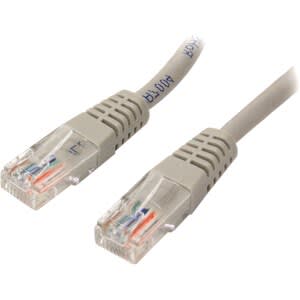 Startech.com Cable De Red 2.1m Categoría Cat5e Utp Rj45 Fast Ethernet - Patch Moldeado - Gris - Gris - Image 3