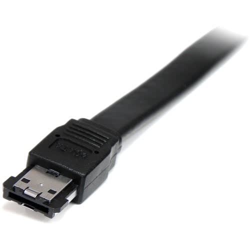 StarTech.com Startech.com Cable De 1.8m Esata Externo Blindado - Macho A Macho - Cable For Portátil, Dispositivo De Almacenamiento, Computadora De Escritorio - 6gbit/S - Apantallado - Negro