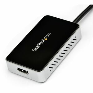 Startech.com Adaptador Tarjeta De Video Externa Usb 3.0 A Hdmi® Con Hub Usb 1 Puerto - Cable - 1080p - 1920 X 1200 Supported - Negro