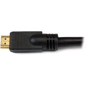 StarTech.com Startech.com Cable Hdmi De Alta Velocidad 13.7m - Ultra Hd 4k X 2k - Cable For Dispositivo De Audio/Vídeo, Tv, Consola De Juegos, Grabador De Vídeo Digital, Proyector, Reproductor Blu-Ray, Hdtv, Reproductor Dvd - Admite Hasta1920 X 1080 - Apantallado - Oro Conector Chapado - 24 Awg - Negro