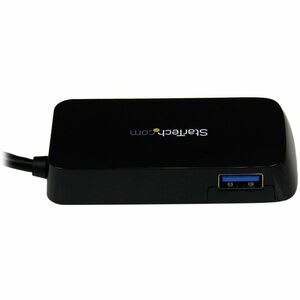 Startech.com Adaptador Concentrador Hub Usb 3.0 (5gbps) Super Speed Para Laptop De 4 Puertos Salidas - Negro - 4 Total Usb Port(s) - 4 Usb 3.0 Port(s) - Pc, Mac