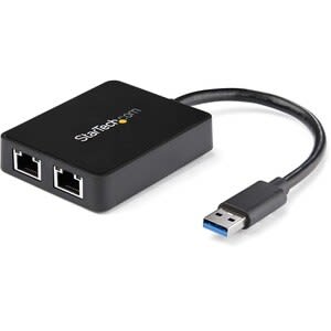 Startech.com Adaptador Tarjeta De Red Nic Externa Usb 3.0 De 2 Puertos Ethernet Gigabit Rj45 Y 1 Puerto Usb - 10/100/1000 - Nic Usb A Lan - Usb - 2 Puerto(s) - 2 - Par Trenzado - Image 10