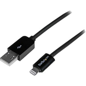 Startech.com Cable Lightning A Usb De 1m - Cable De Carga Rápida Y Sincronización Para Iphone/Ipad/Ipod - Negro - Cable For Ipod, Ipad, Iphone - Mfi - Apantallado - Negro