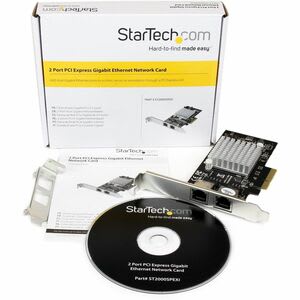 Startech.com Tarjeta Adaptador De Red Pci Express Pci-E Gigabit Ethernet Con 2 Puertos Rj45 Chipset Intel® I350 - Pci Express X4 - 8gbit/S Ratio De Transferencia De Datos - 2 Puerto(s) - 2 - Par Trenzado
