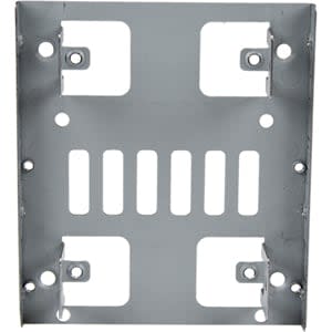 StarTech.com Startech.com Bracket Adaptador Bandeja De Montaje 2 Unidades De Disco Duro Hdd De 2.5" A Bahía De 3.5 Pulgadas - 2 X Hdd Admitido - 2 X Ssd Admitido - 2 X Bahía Total - 2 X Bahía 2,5" - Acero