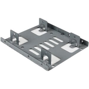 Startech.com Bracket Adaptador Bandeja De Montaje 2 Unidades De Disco Duro Hdd De 2.5" A Bahía De 3.5 Pulgadas - 2 X Hdd Admitido - 2 X Ssd Admitido - 2 X Bahía Total - 2 X Bahía 2,5" - Acero - Image 4
