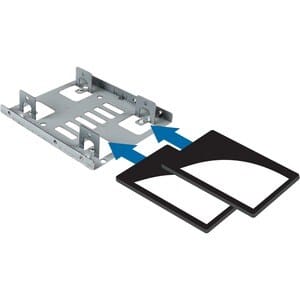 Startech.com Bracket Adaptador Bandeja De Montaje 2 Unidades De Disco Duro Hdd De 2.5" A Bahía De 3.5 Pulgadas - 2 X Hdd Admitido - 2 X Ssd Admitido - 2 X Bahía Total - 2 X Bahía 2,5" - Acero - Image 8